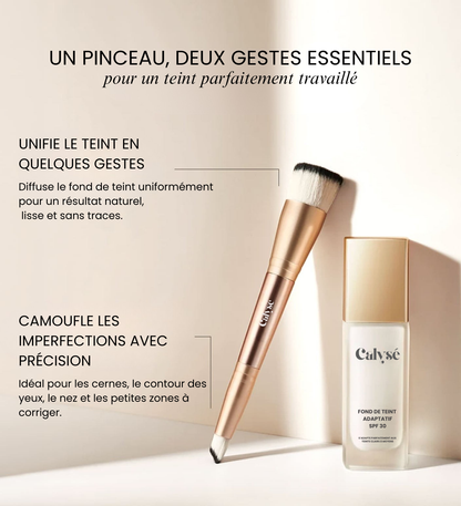 Pinceau 2-en-1 Teint & Correction